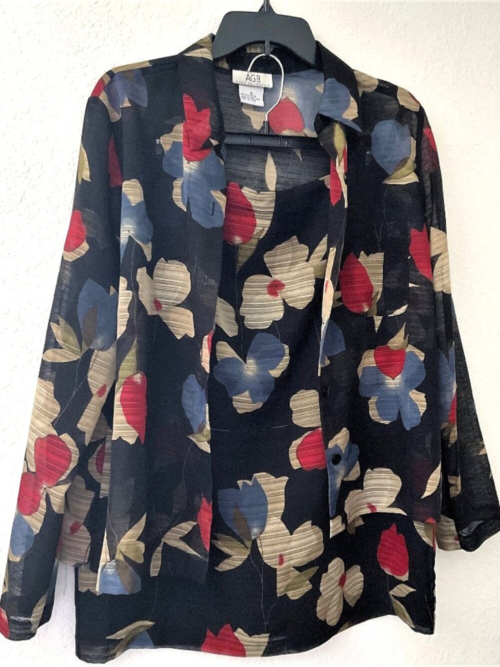 Vintage AGB Byer California Floral Skirt Set